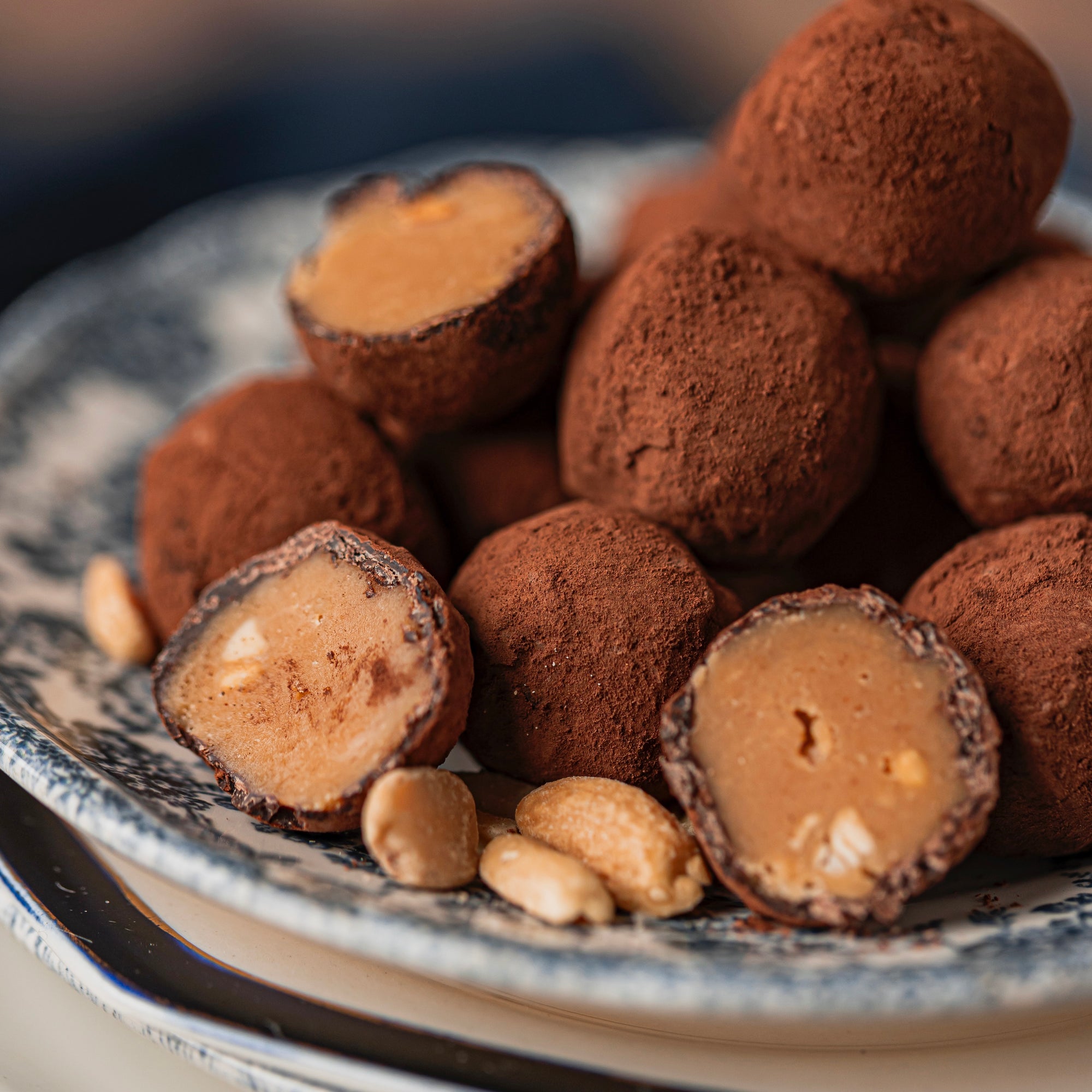 Trufas de maní