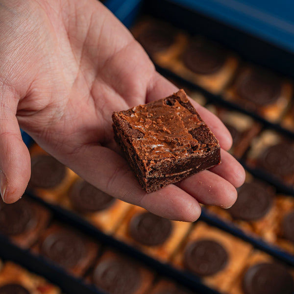 Degustación de brownie