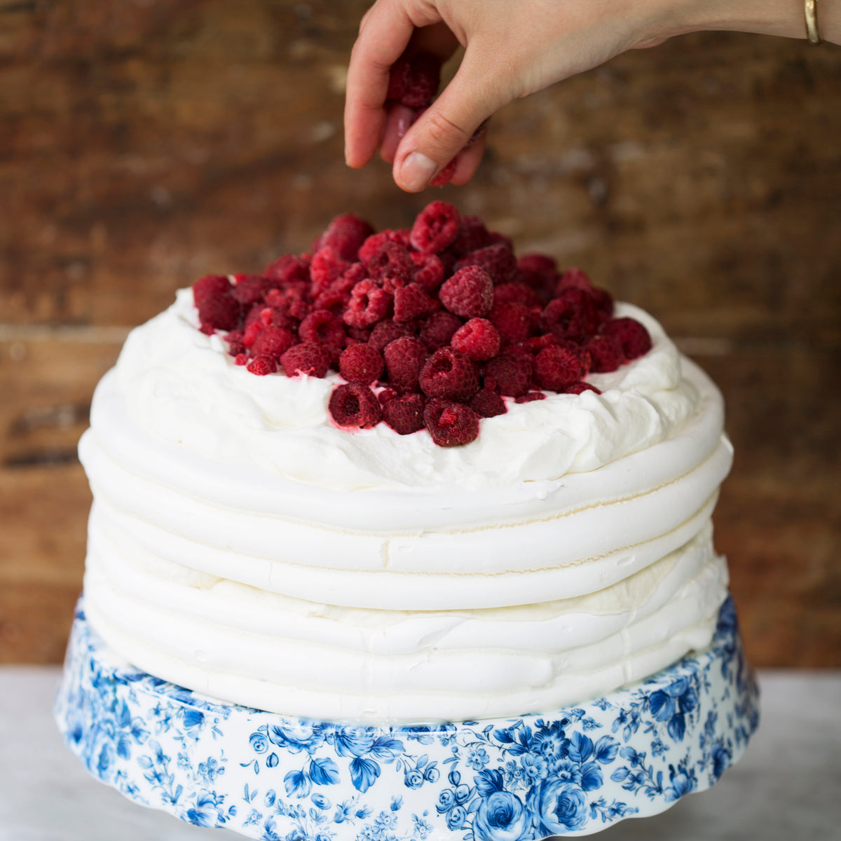 Torta merengue frambuesa