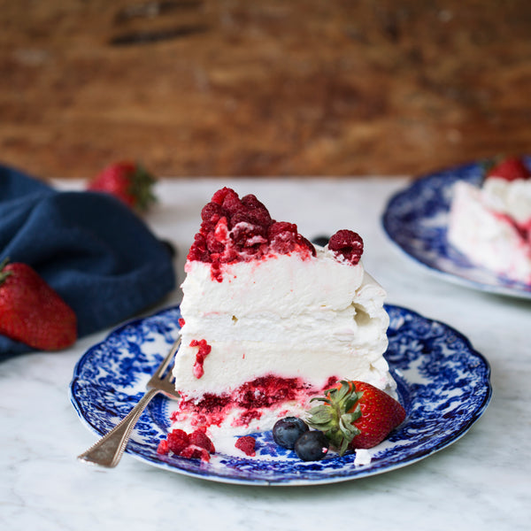 Torta merengue frambuesa