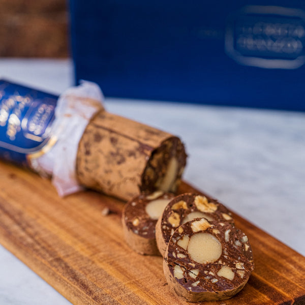 Salami di cioccolato nero
